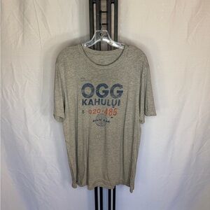 OGG Kahului Heather Gray Graphic Tee‎